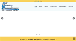 Desktop Screenshot of airquality4u.net